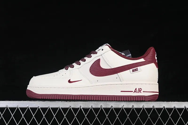 All Categories Nk Air Force 1 Air Force Series Nk Air Force 1 Low Air Force Low Nike Air Force 1'07 Low Tree Grain Burgundy Air Force One Low Casual Shoes SM6668-126